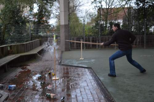 Photo: Wöchentliche Fechtrunde 2017 04 06 (Einzeltraining - Schnitttest)